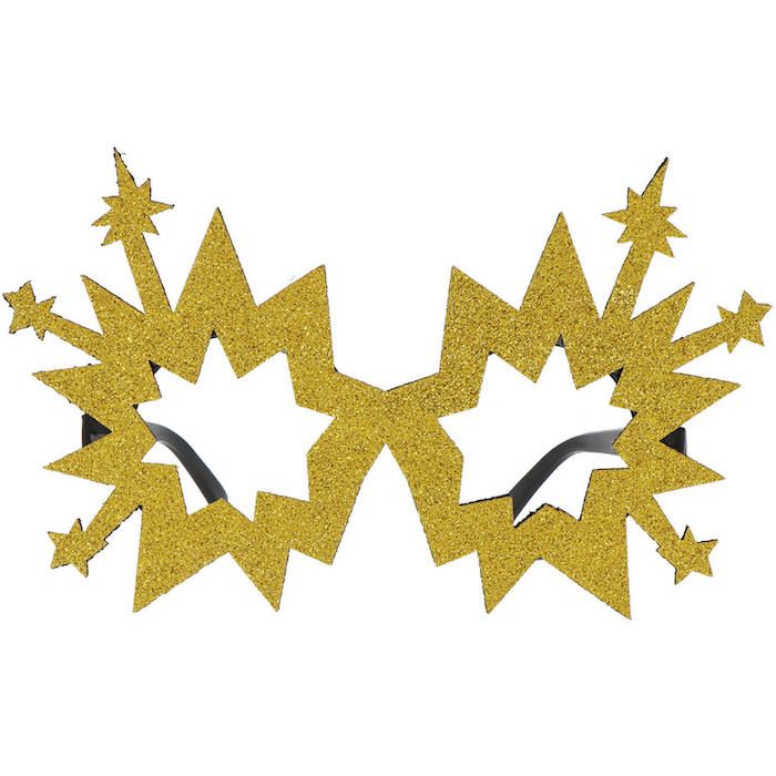 Feuerwerksbrillen Gold - Einheitsgröße