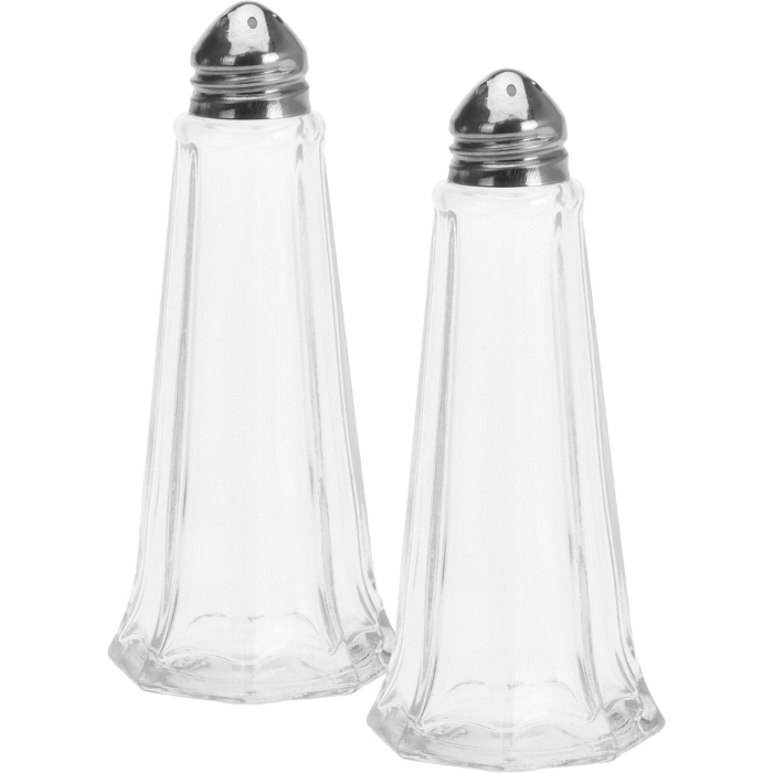 Salz- und Pfeffer-Set aus Glas
