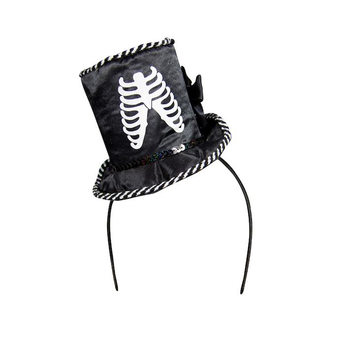 Tiara Halloween-Hut in Schwarz