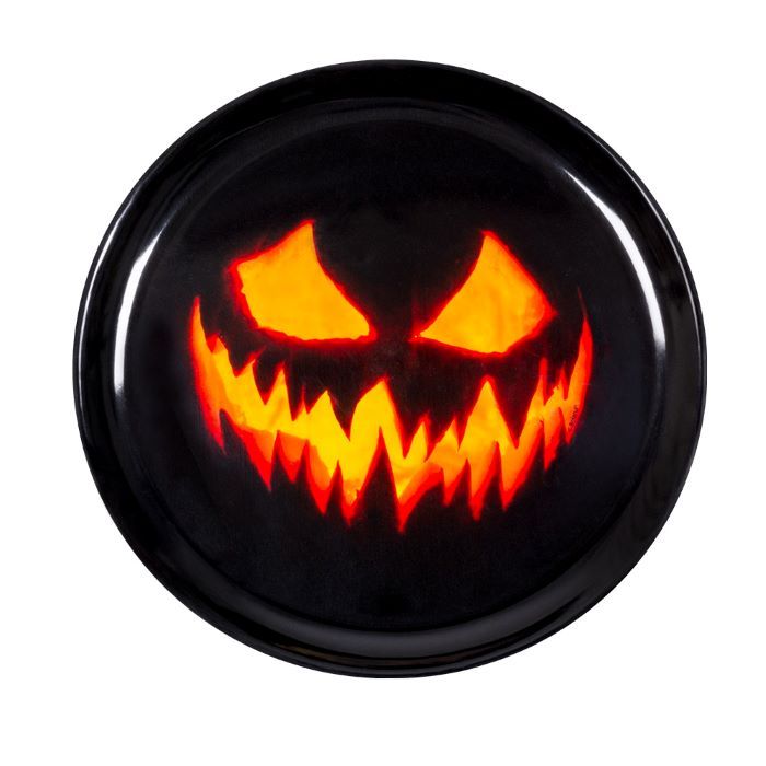 Gruseliges Halloween Kürbis Serviertablett - Ø 34,5 cm