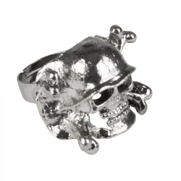 Totenkopf Ring Set 8x - Einheitsgröße