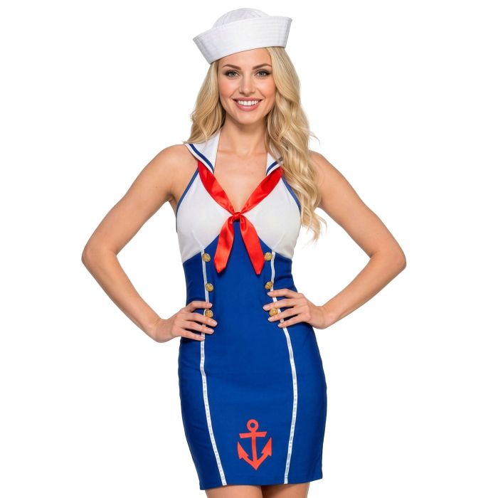 Matrosenkleid Kostüm mit freien Schultern