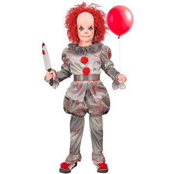 Mörder Clown Kostüm für Kinder