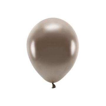 Metallic braune Ballons 10x - 30 cm 