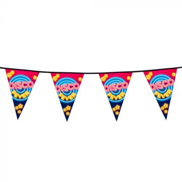Disco-Fieber-Fahnenkette - 6 Meter