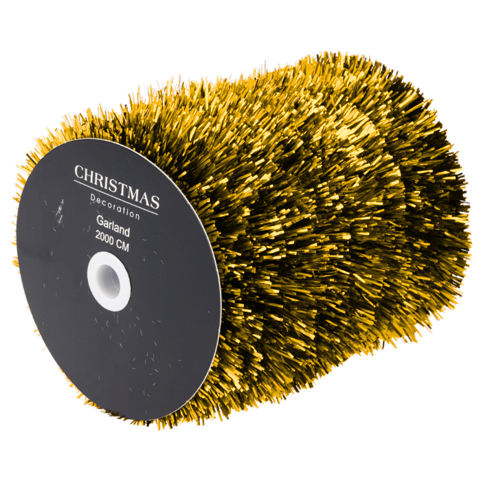 Goldene Lametta-Girlande - 20 Meter