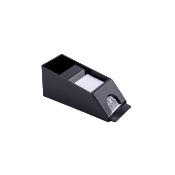 Karten-Dispenser für 4 Kartensets schwarz - 28x12x12 cm