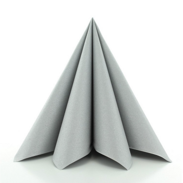 Luxusservietten Silber 12x - 40x40 cm