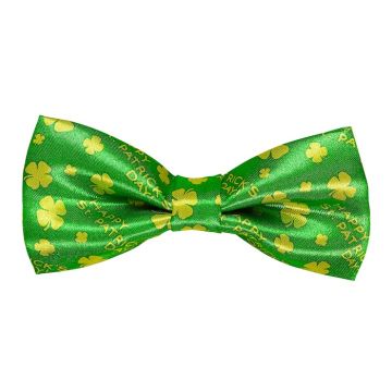 Grüne St. Patrick's Day Fliege - Verstellbar