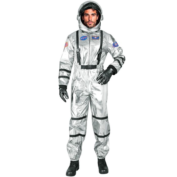 Silbernes Astronautenkostüm für Herren