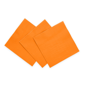 Orange Servietten 20x - 33x33cm