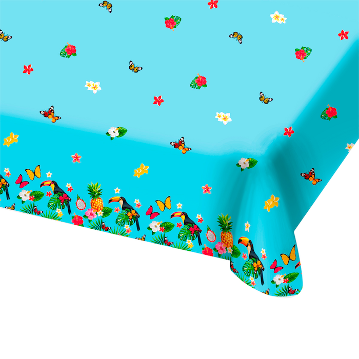 Tischdecke tropischer Tukane - 180x130 cm