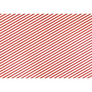 Rot und weiß gestreiftes Geschenkpapier - 200x70 cm