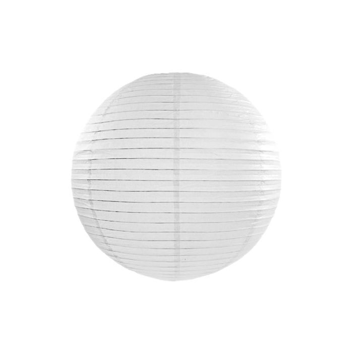 Weiße Papierlaterne - 30 cm
