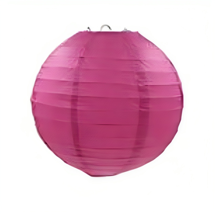 Lila Papierlaterne 40 cm