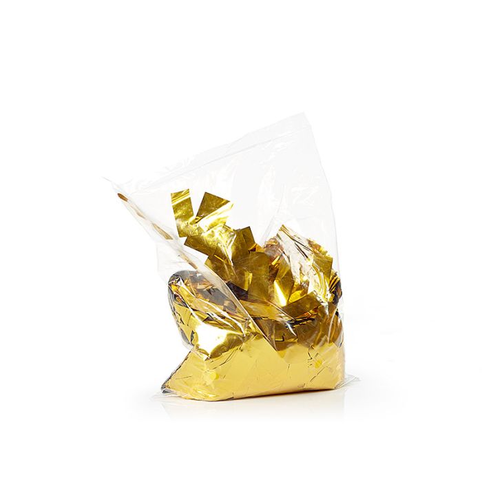 Gold-Konfetti 1 kg metallisch rechteckig