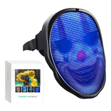 LED Shining Maske 115 Visuals Bluetooth