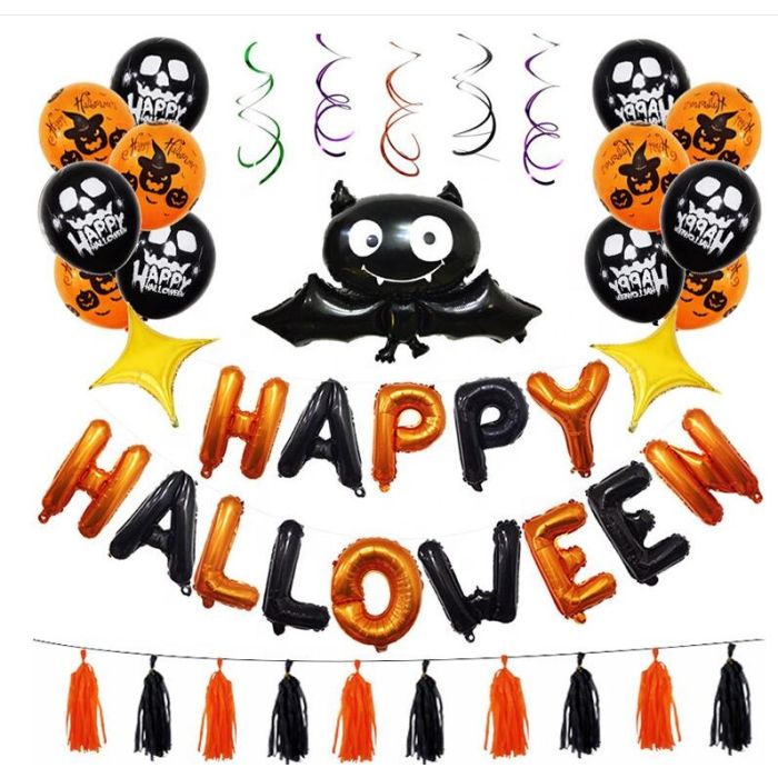 Halloween Dekorationen Paket