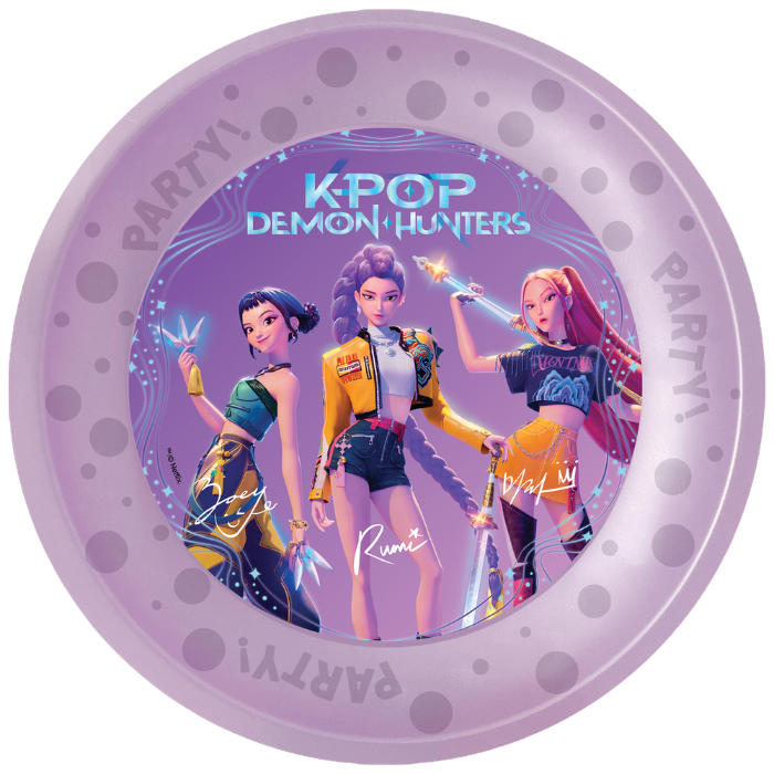K-Pop Demon Hunters wiederverwendbare Teller 21 cm - 4x