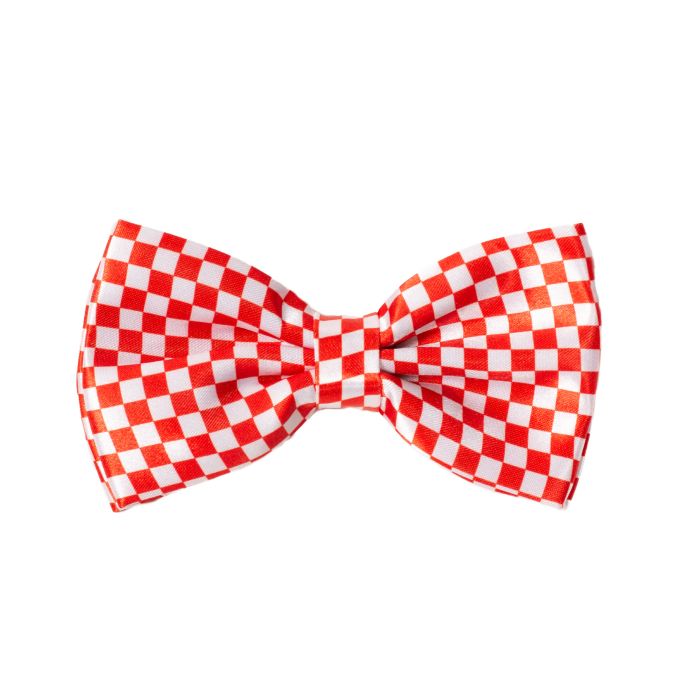 Schmetterling karierter rot und weiß
