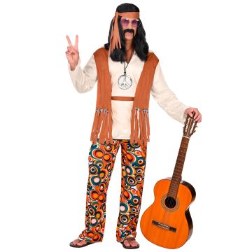 Hippie-Set mit Weste, Gürtel und Stirnband
