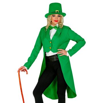 Grüne St. Patrick's Abendjacke für Damen