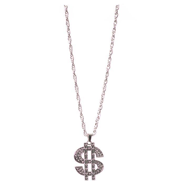 Silberne Dollar-Halskette