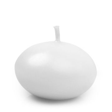 Schwimmlicht weiß 50x - Ø4 cm