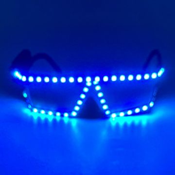 LED Brille Blau Neon 