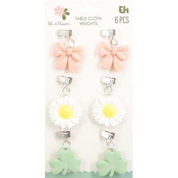 Tischgewichte Set 6x . 4,5x4,5 cm