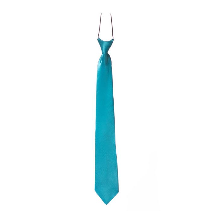 Krawatte 50 cm türkis blau