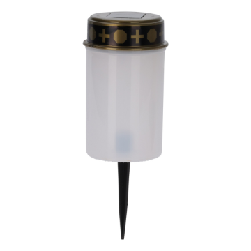 LED-Grablaterne mit Solarbetrieb 65x120 mm 