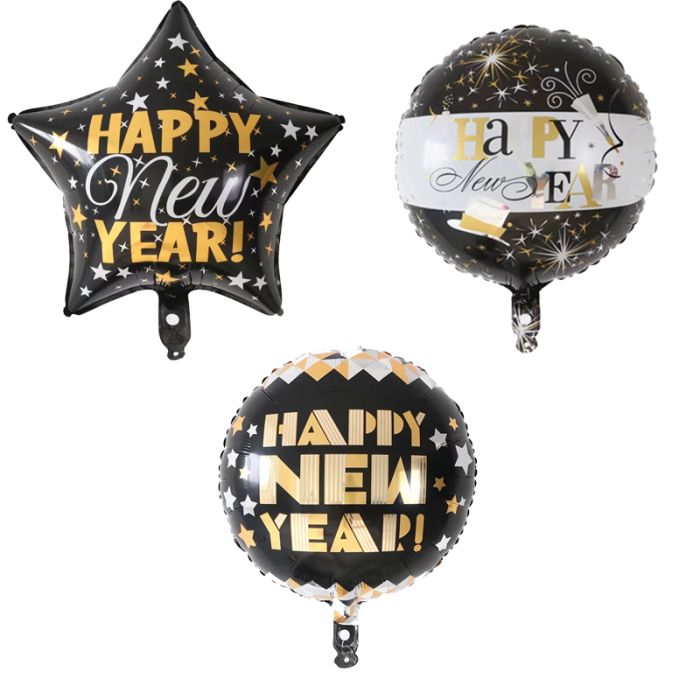 Silvesterballons 3x