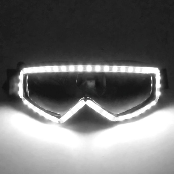 LED-Brillen neon weiß