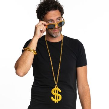 Gangster-Set in Gold, inkl. 3 Teile