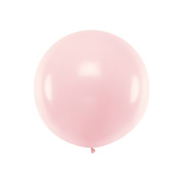 Riesiger Pastell-Pink Ballon - 1 Meter