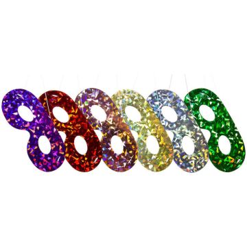 Holografische Augenmasken 6x - 21x7,5 cm