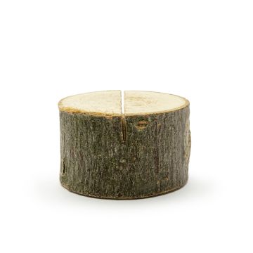 Holz Kartenhalter 6x - 3-4 cm