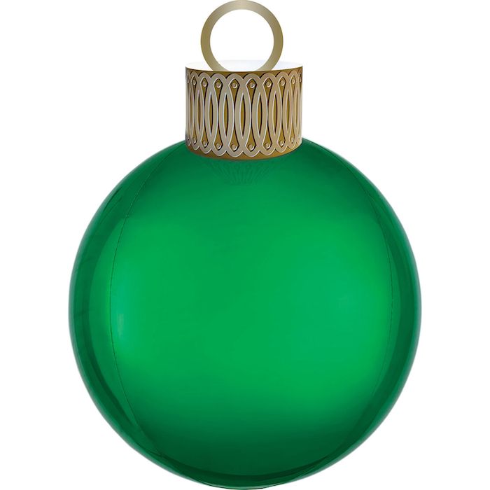 Großer Grüner Weihnachtsbaum-Ballon - 38 x 50 cm