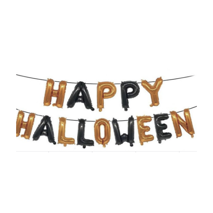 Happy Halloween Ballon-Girlande – 65cm