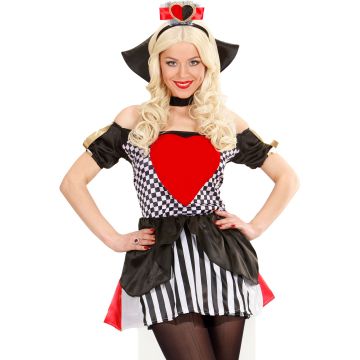 Herz Königin Kostüm für Damen