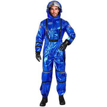 Blaues Astronautenkostüm für Herren