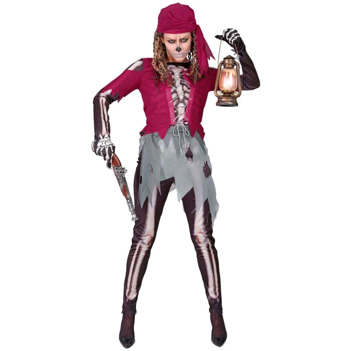 Zombie-Piratin Kostüm für Damen