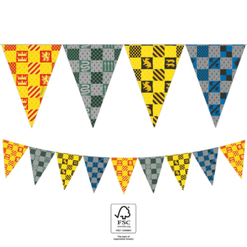 Harry Potter® Wimpelkette Papier - 2,3 Meter