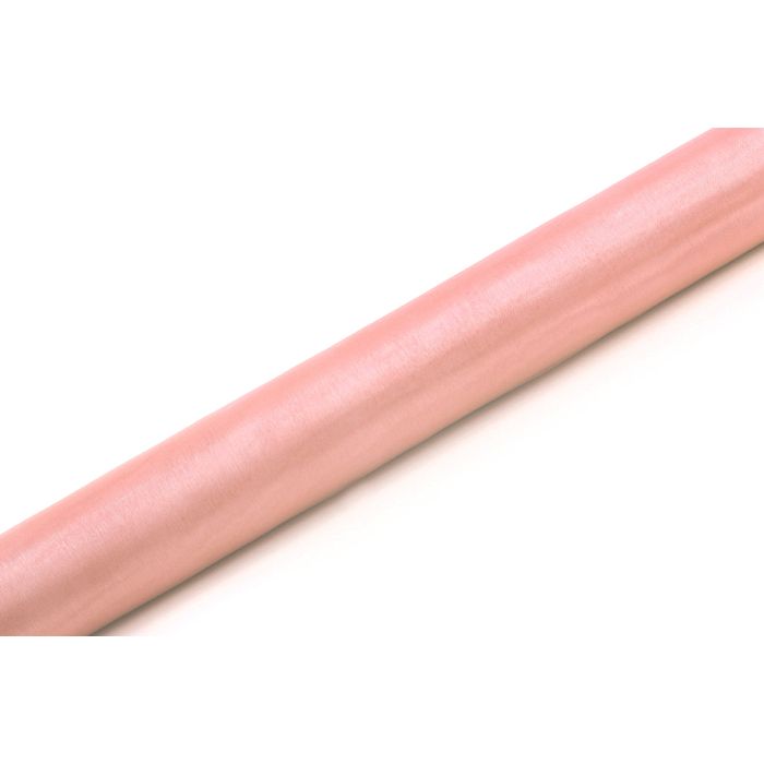 Organza Tischläufer Pale Pink - 9 Meter