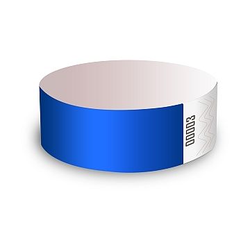 100x Eintrittsbänder ohne Druck - Blau