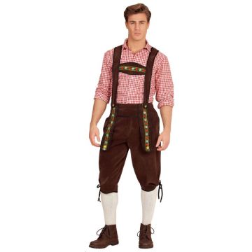 Tirolese Lederhosen Hosen braun