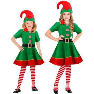 Grüne Elfenkleid für Mädchen