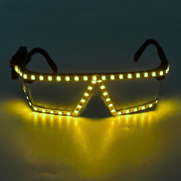 LED-Brille gelb Neon