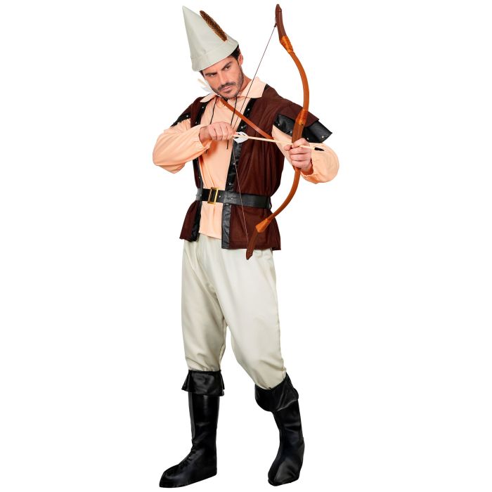 Robin Hood Kostüm mit Weste für Herren